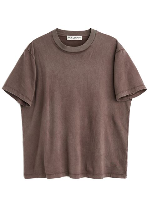 t-shirt  box uomo marrone OUR LEGACY | M2266BWB